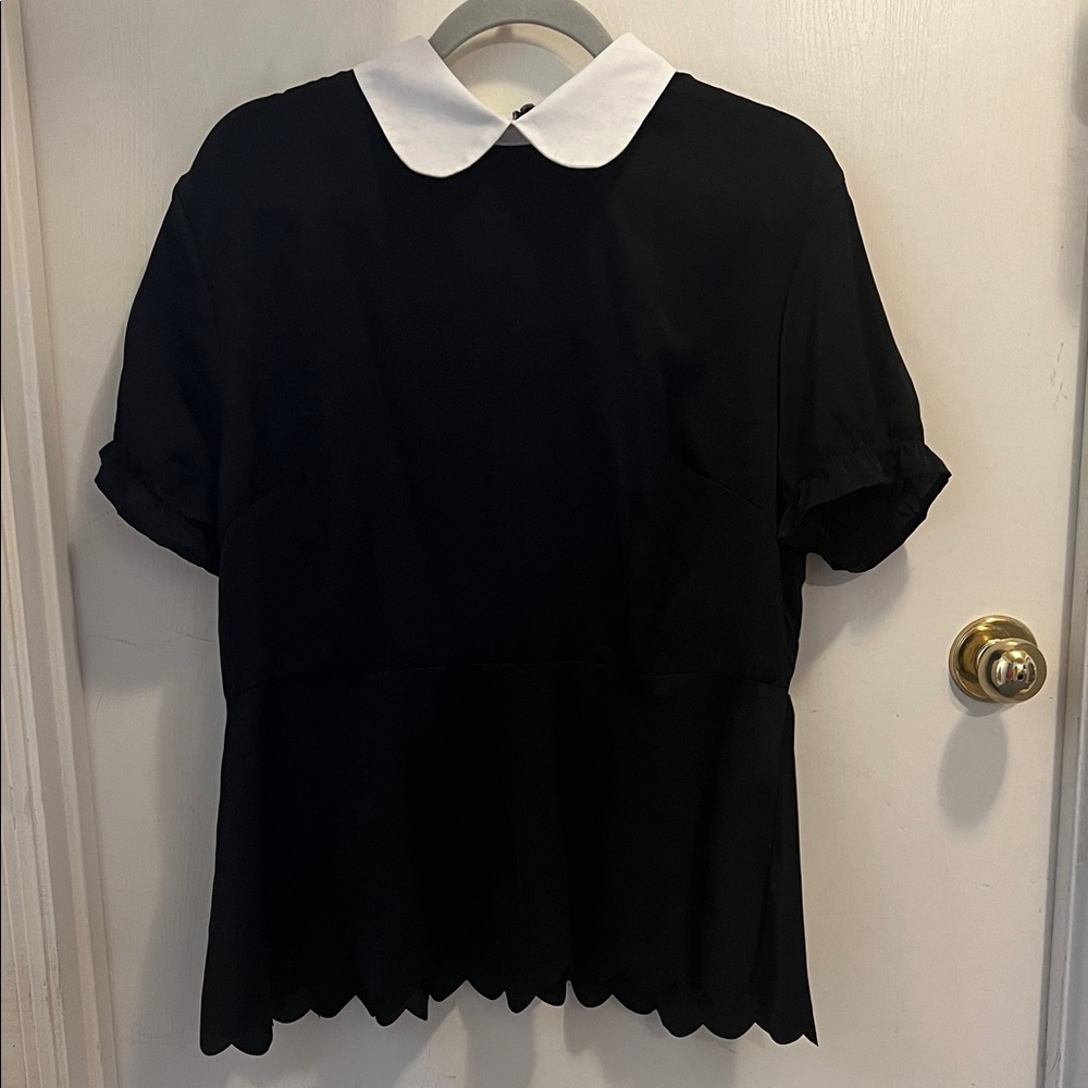 Vintage inspired Wednesday Addams blouse